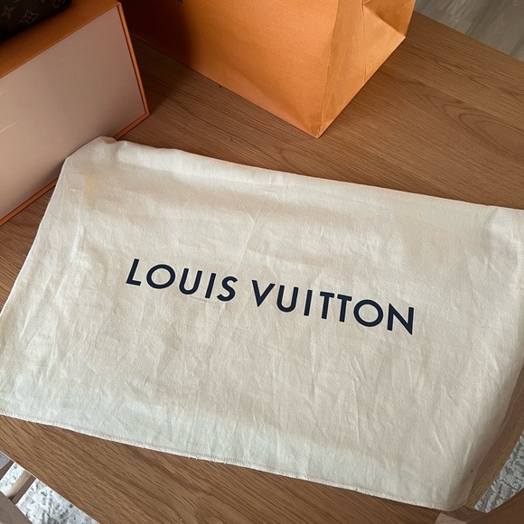 Louis Vuitton Monogram Macassar Keepall 45 Bandouliere - Picture 16 of 16